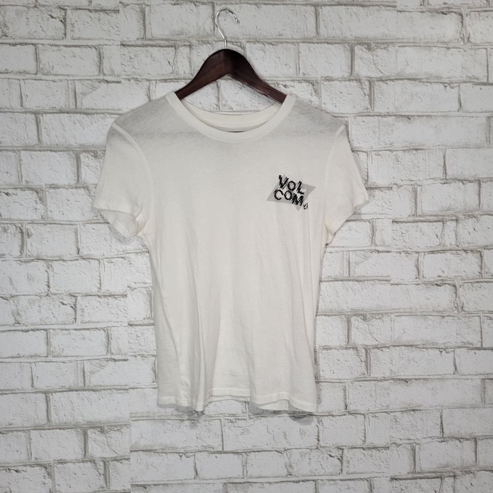 Volcom short sleeve white tee